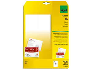 Sigel Postkarten weiss beidseitig LP711A1