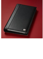 Sigel Visitenk.-Ringbuch, Leder Torino VZ204