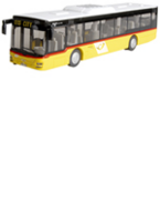 Siku Postauto Schweiz 2 Achsen 1:50, Metall, Kunststoff, ab 3 Jahren 2985591