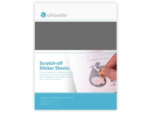Silhouette Aufkratz Papiersticker MEDIA-SCRATCH-SVR