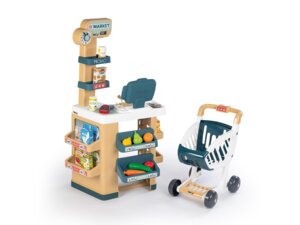 Smoby City-Markt mit Einkaufswagen 350238