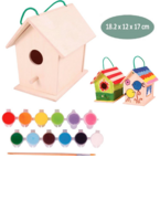 spielba Vogelhaus zum Bemalen 510376