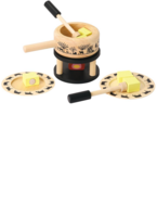 spielba Fondue Set mit Teller und Gabeln 540290A1