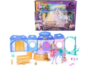 Spin Master Unicorn Academy Ava & Leaf Stall Starglow Fountain & Stable 6072449