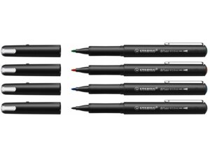 STABILO driver Fineliner 0.8mm 4er Etui 1089401
