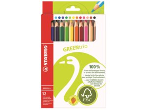STABILO Farbstifte Green Trio 620312