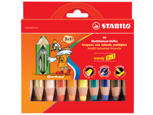 STABILO Farbstifte Woody 3 in 1 88010-2