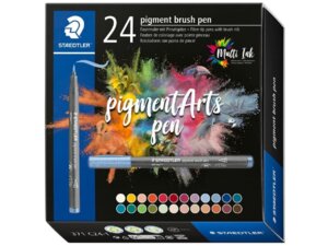 STAEDTLER Pigment Brush Pen 24er Schachtel 371C241