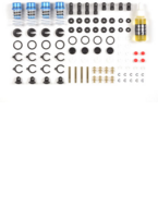 TAMIYA TRF Special Damper Set Hard Black 1042102