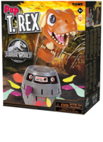 TOMY Pop Up T.Rex Jurassic World d/f/i, ab 4 Jahren, 2-4 Spieler, Urzeit-Actionspass 60573290