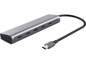 Trust Halyx USB-C-Hub mit 5 Ports 25136