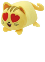 TY Emojis,Katze mit Herzaugen 10cm 42233