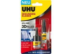 UHU Sekundenkleber 3D-Filler 45480A1