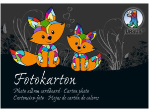 URSUS Fotokarton-Block A6 11406499SE