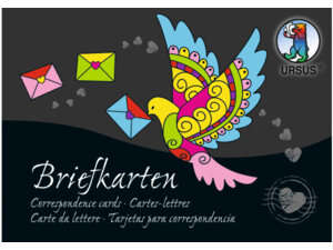 URSUS Briefkarten Block A6 90200099SE