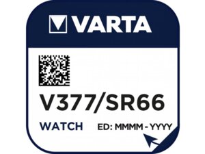 VARTA Knopfzelle Watch V377 / SR66 377A3