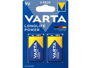 VARTA Batterie Longlife Power 9V, 2Stk 4922121412