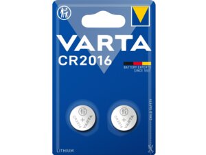 VARTA Knopfzelle CR2016, 3.0V, 2Stk 6016101402