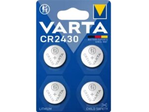 VARTA Knopfzelle CR2430, 3.0V, 4Stk 6430101404