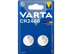 VARTA Knopfzelle CR2450, 3.0V, 2Stk 6450101402