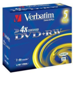 Verbatim DVD+RW Jewel 4.7GB 43229