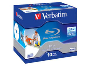 Verbatim BD-R 6x Single Layer 25GB 10-Pck. 43713