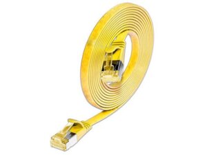 Wirewin Slim Wirewin Patchkabel: U/FTP, 10cm, gelb PKWSTPSLIMK6A01GE