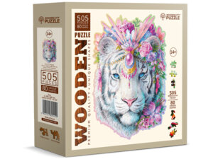 WOODEN.CITY Puzzle Holz XL Mystic Tiger 505 Teile, aussergewöhnliche Formen, 51.9x36cm, ab 14 Jahren 60451096