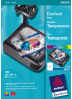 AVERY Zweckform 2502 Overhead-Folien, DIN A4, einseitig beschichtet, 50 Bogen 2502