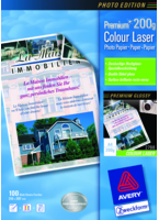 AVERY Zweckform 2798 Premium Colour Laser Papier, DIN A4, beidseitig beschichtet, 200 g/m², 100 Blatt 2798