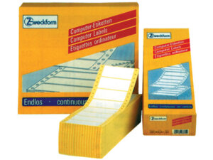 AVERY Zweckform 3615 Computer Etiketten, 88,9 x 35,7 mm, 1 Pack/4.000 Etiketten, weiss 3615