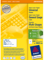 AVERY Zweckform 3652-200 Universal-Etiketten, 70 x 42,3 mm, Deutsche Post INTERNETMARKE, 220 Bogen/4.620 Etiketten, 3652-200