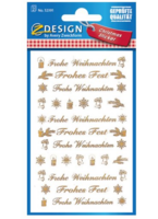 AVERY Zweckform Z-DESIGN Folie transp./gold 76x120mm 52391