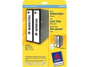 AVERY Zweckform Etiketten Ordner L475925