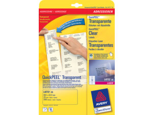 AVERY Zweckform L4772-25 Adress-Etiketten, 99,1 x 42,3 mm, Deutsche Post INTERNETMARKE, 25 Bogen/300 Etiketten, L4772-25