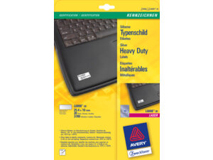 AVERY Zweckform AVERY ZW. Typenschild-Labels 25,4x10mm L6008-20