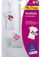 AVERY Zweckform MD1001 Textilfolien für helle Textilien, 5 Bogen MD1001
